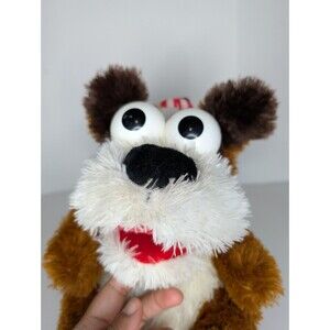 RARE Vintage Walmart Barking Puppet Puppy Christmas Hat (Voice Box NOT WORKING)